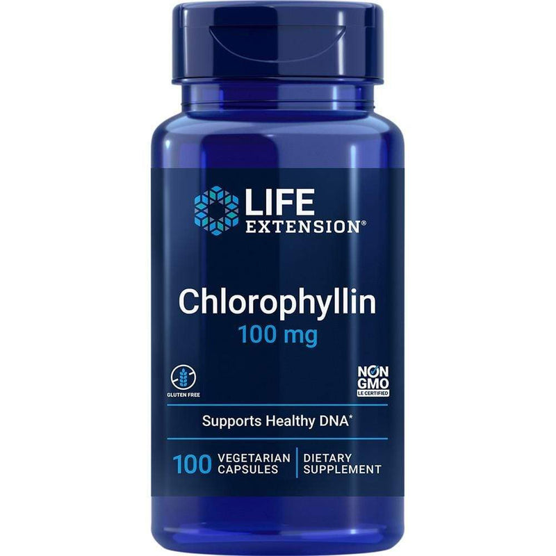 Life Extension Chlorophyllin 100 mg -- 100 Vegetarian Capsules