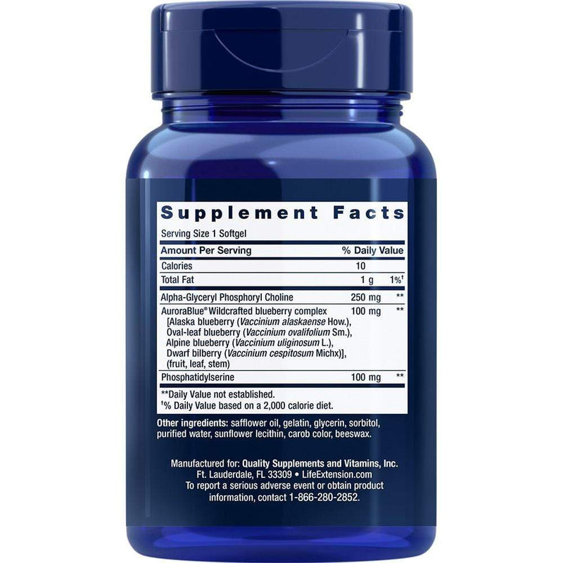 Life Extension Cognitex Basics -- 30 Softgels