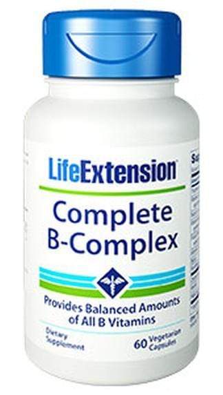 Life Extension Complete Vitamin B Complex -- 60 Vegetarian Capsules