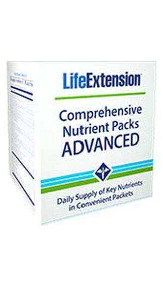 Life Extension Comprehensive Nutrient Packs ADVANCED -- 30 Packets