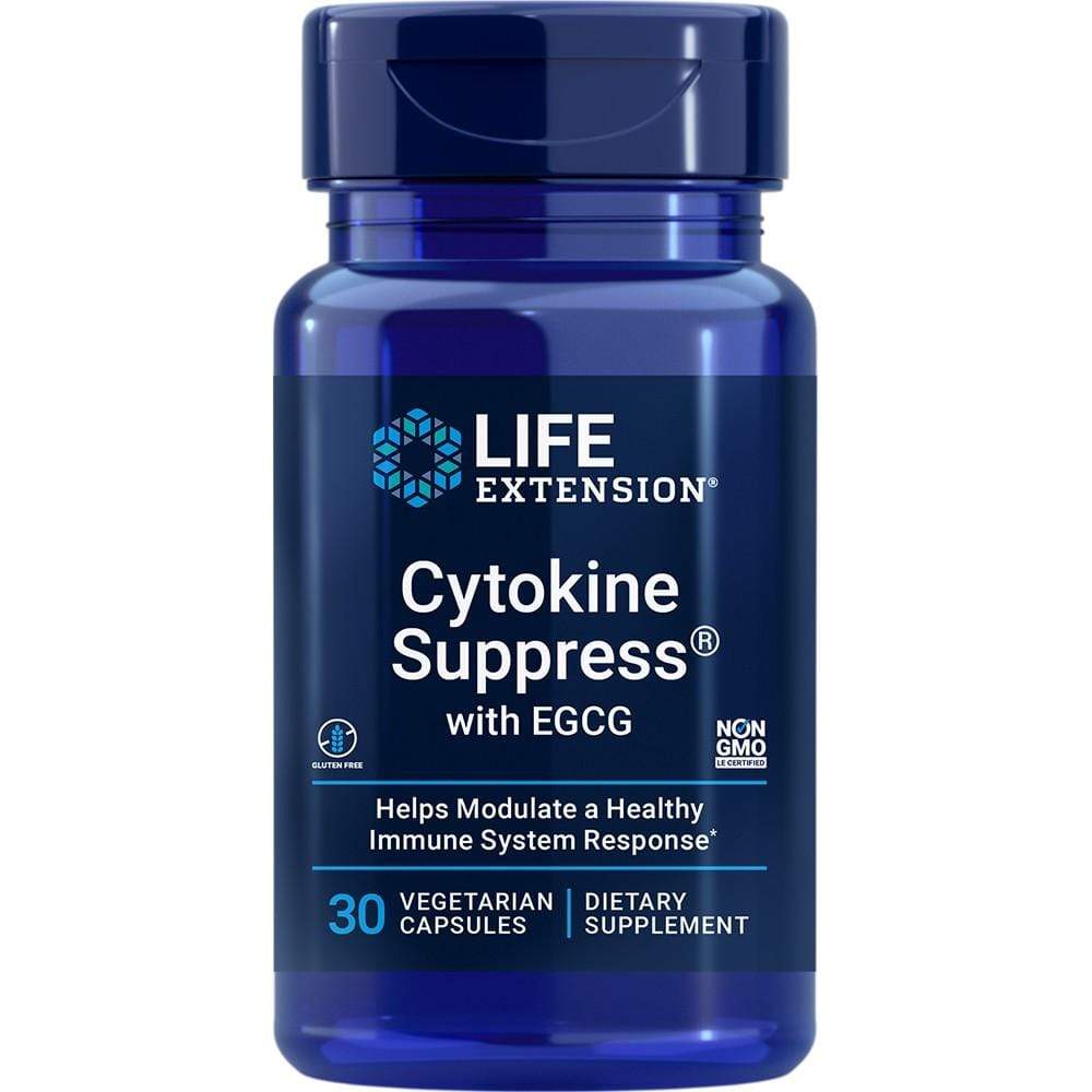 Life Extension Cytokine Suppress W-Egcg -- 30 Capsules