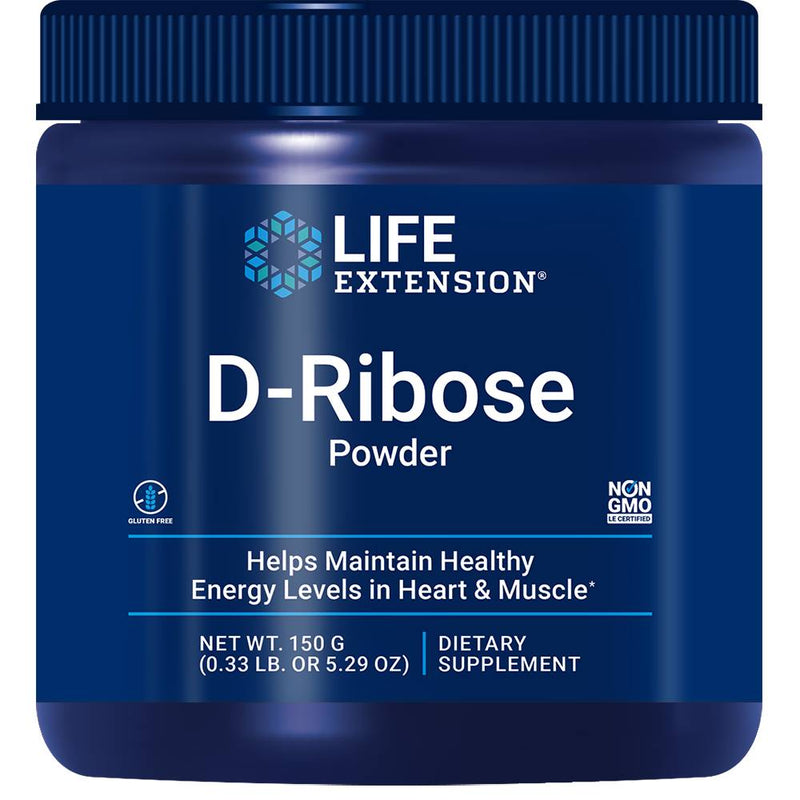 Life Extension D-Ribose Powder -- 150 Gm