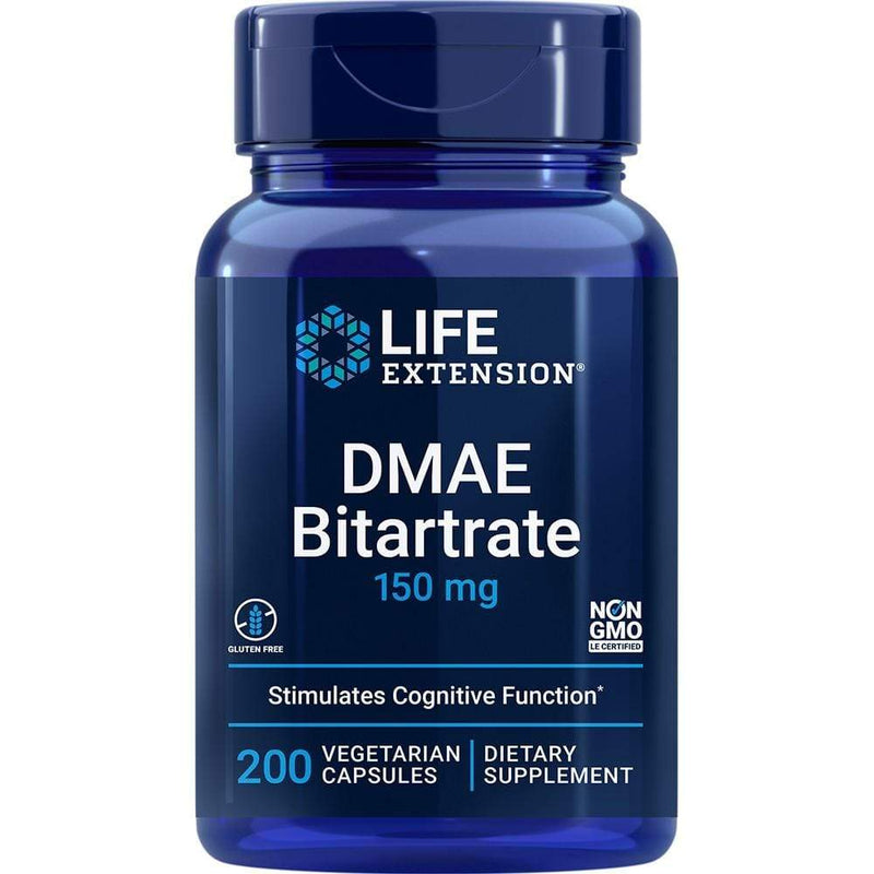 Life Extension Dmae -- 200 Capsules