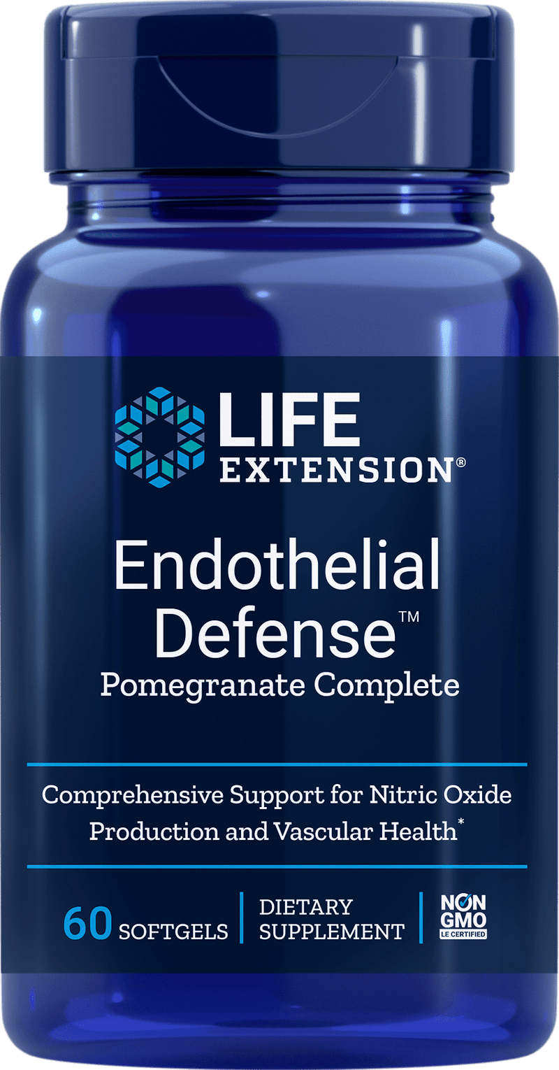 Life Extension Endothelial Defense Pomegranate Complete -- 60 Softgels