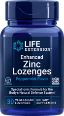 Life Extension Enhanced Zinc Lozenges -- 30 Lozenges