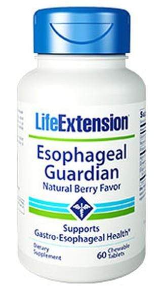 Life Extension Esophageal Guardian - 60 Chewable Tablets