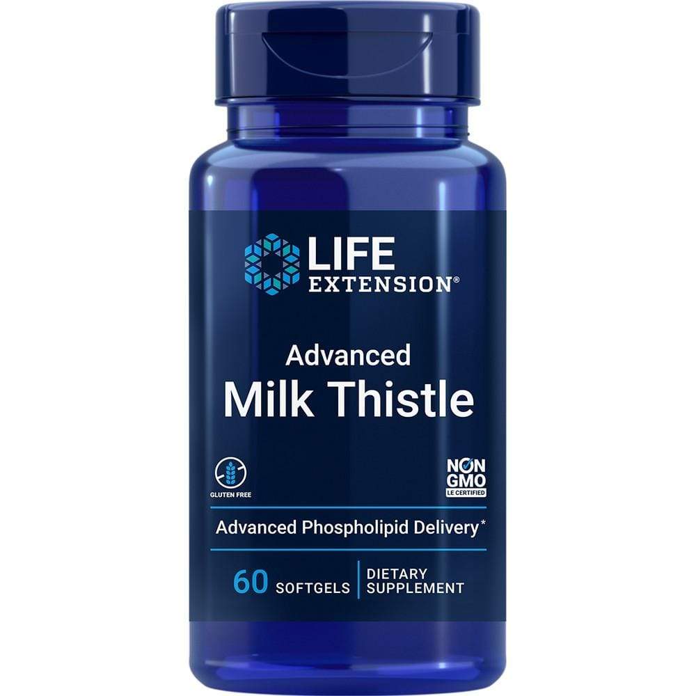 Life Extension European Milk Thistle-Advanced  Phospholipid Delivery -- 60 Softgels