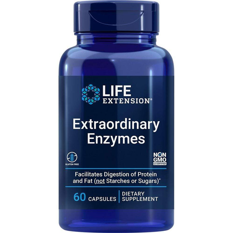 Life Extension Extraordinary Enzymes -- 60 Capsules