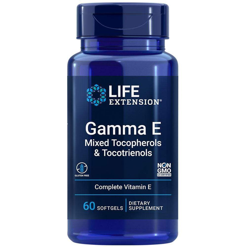 Life Extension Gamma E Tocopherol-Tocotrienol -- 60 Softgels