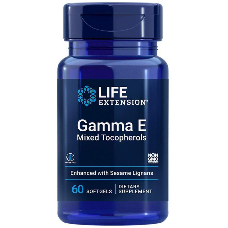 Life Extension Gamma E Tocopherol W- Sesame Lignans -- 60 Softgels