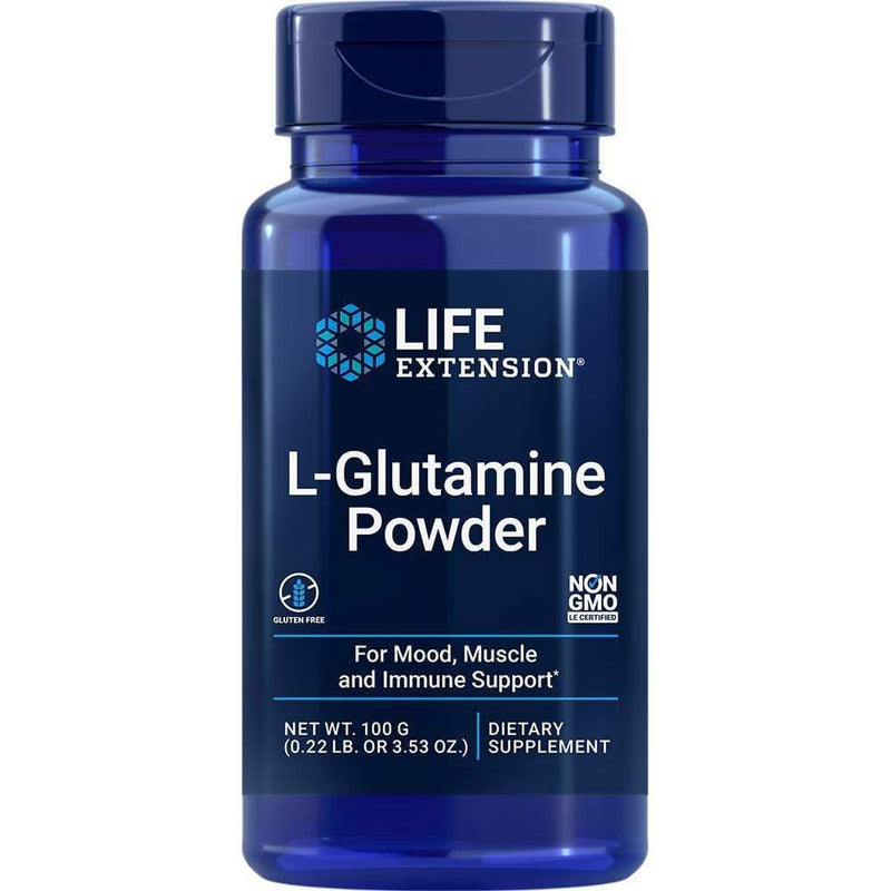 Life Extension Glutamine Powder -- 100 Gm