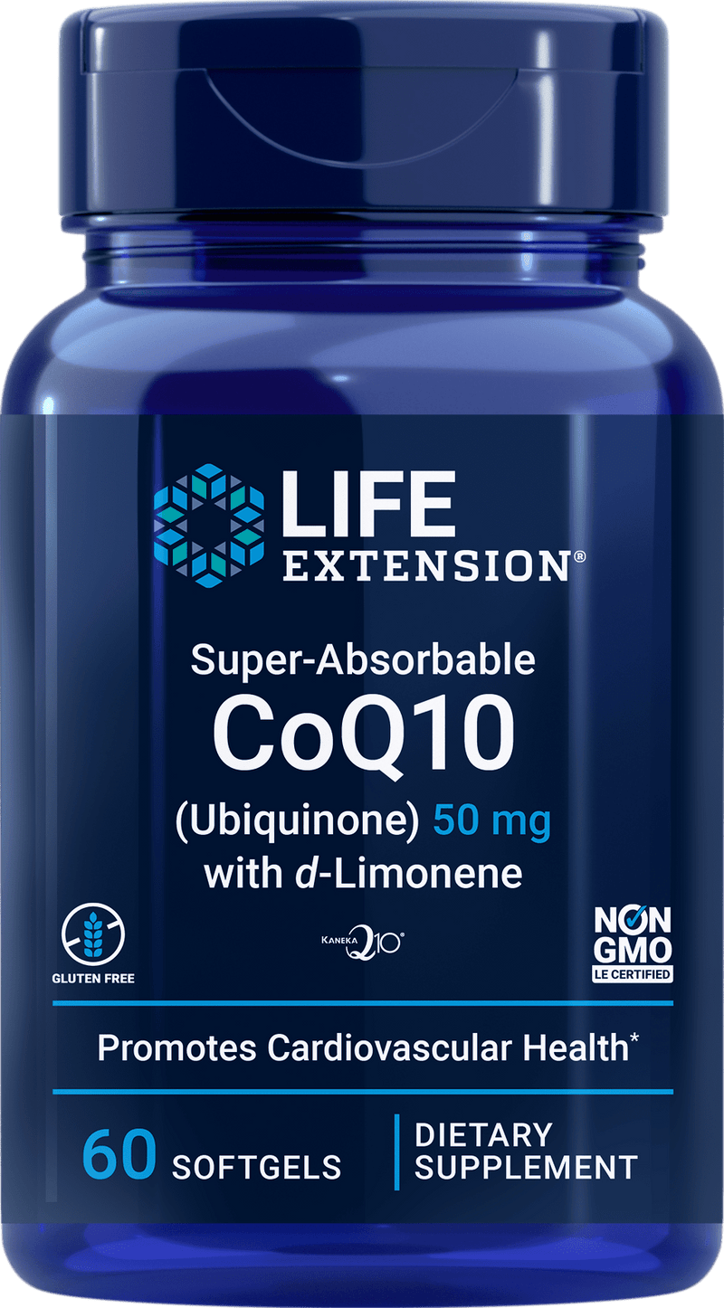 Life Extension Life Extension  Super Absorbable CoQ10 50mg -- 60 Softgels