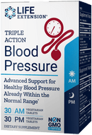 Life Extension Life Extension  Triple Action Blood Pressure -- 60 Tablets