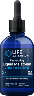 Life Extension Liquid Melatonin Natural Citrus-vanilla Flavor -- 2 fl oz 1 Pack