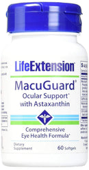 Life Extension Macuguard Ocular Support Plus Astaxanthin, 60 softgels