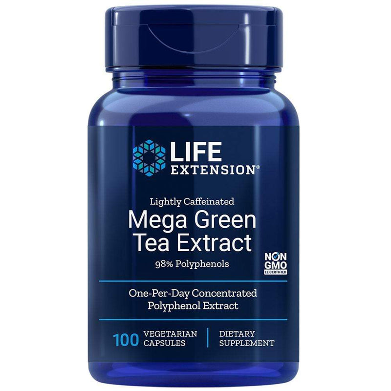 Life Extension Mega Green Tea Extract 98% Polyphenols -- 100 Capsules