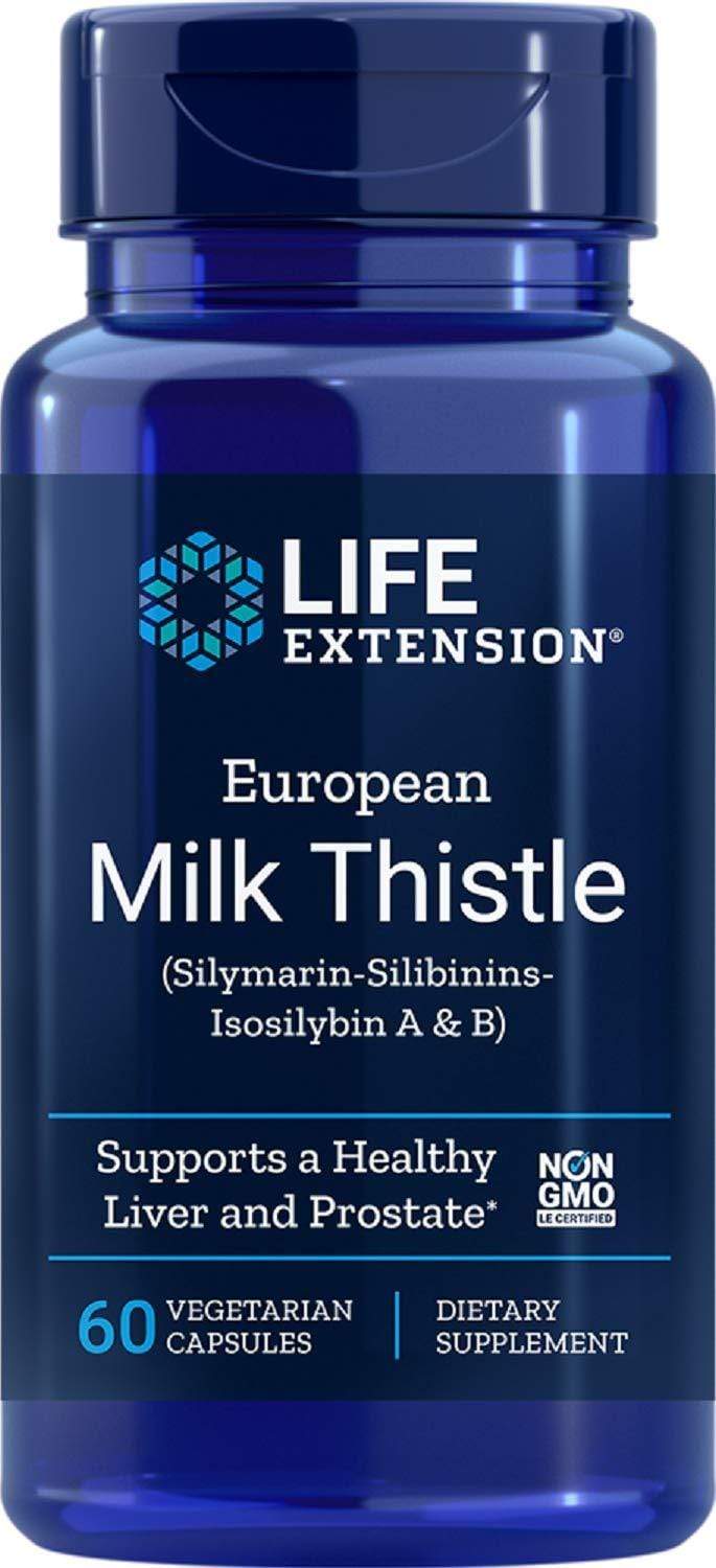 Life Extension Milk Thistle 750 mg -- 60 Vegetarian Capsules