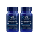 Life Extension Optimized Ashwaganda Extract -- 60 Vegetarian Capsules 2 Pack