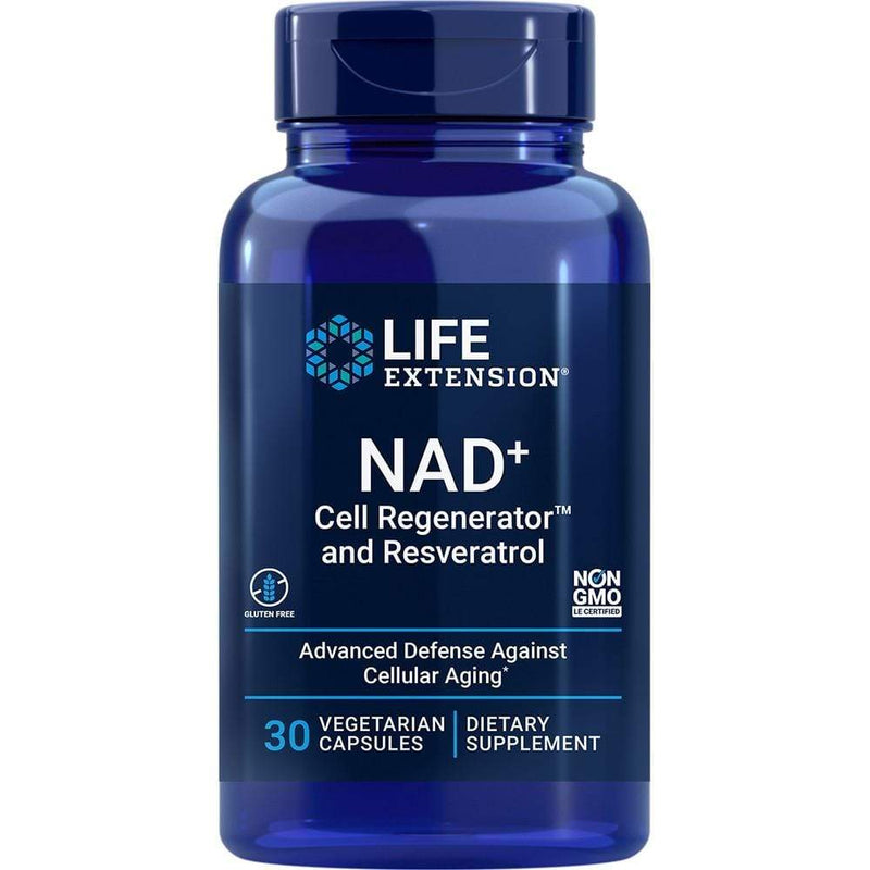 Life Extension Optimized Nad + Cell Regenerator‚ And Resveratrol -- 30 Capsules