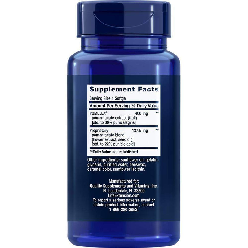 Life Extension Pomegranate Complete -- 30 Softgels