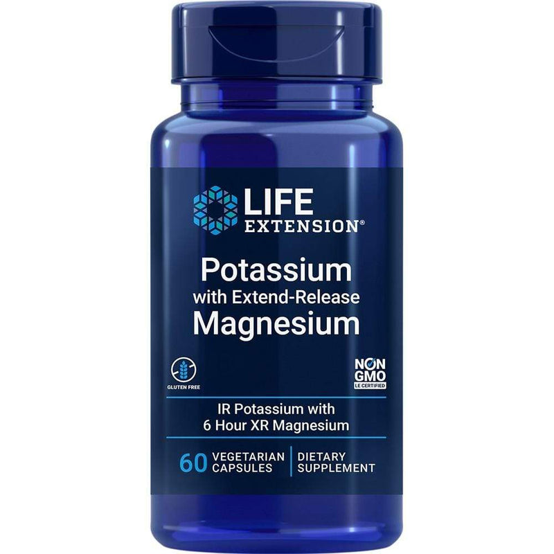 Life Extension Potassium Iw-Extend-Release Magnesium -- 60 Capsules