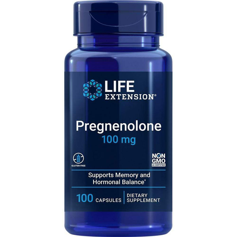 Life Extension Pregnenolone 100mg -- 100 Capsules