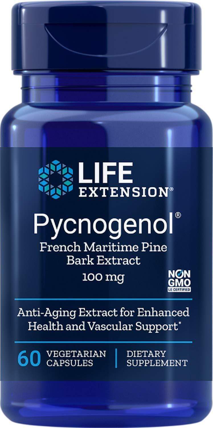 Life Extension Pycnogenol 100 Mg -- 60 Vegetarian Capsules