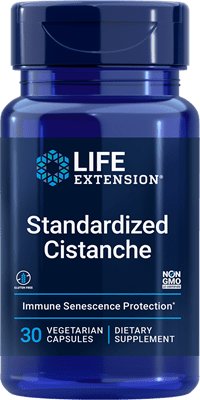 Life Extension Standarized Cistanche -- 30 Capsules