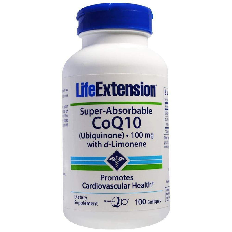 Life Extension Super-Absorbable Coq10 100 Mg 100 Softgels