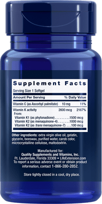 Life Extension Super K -- 90 Softgels