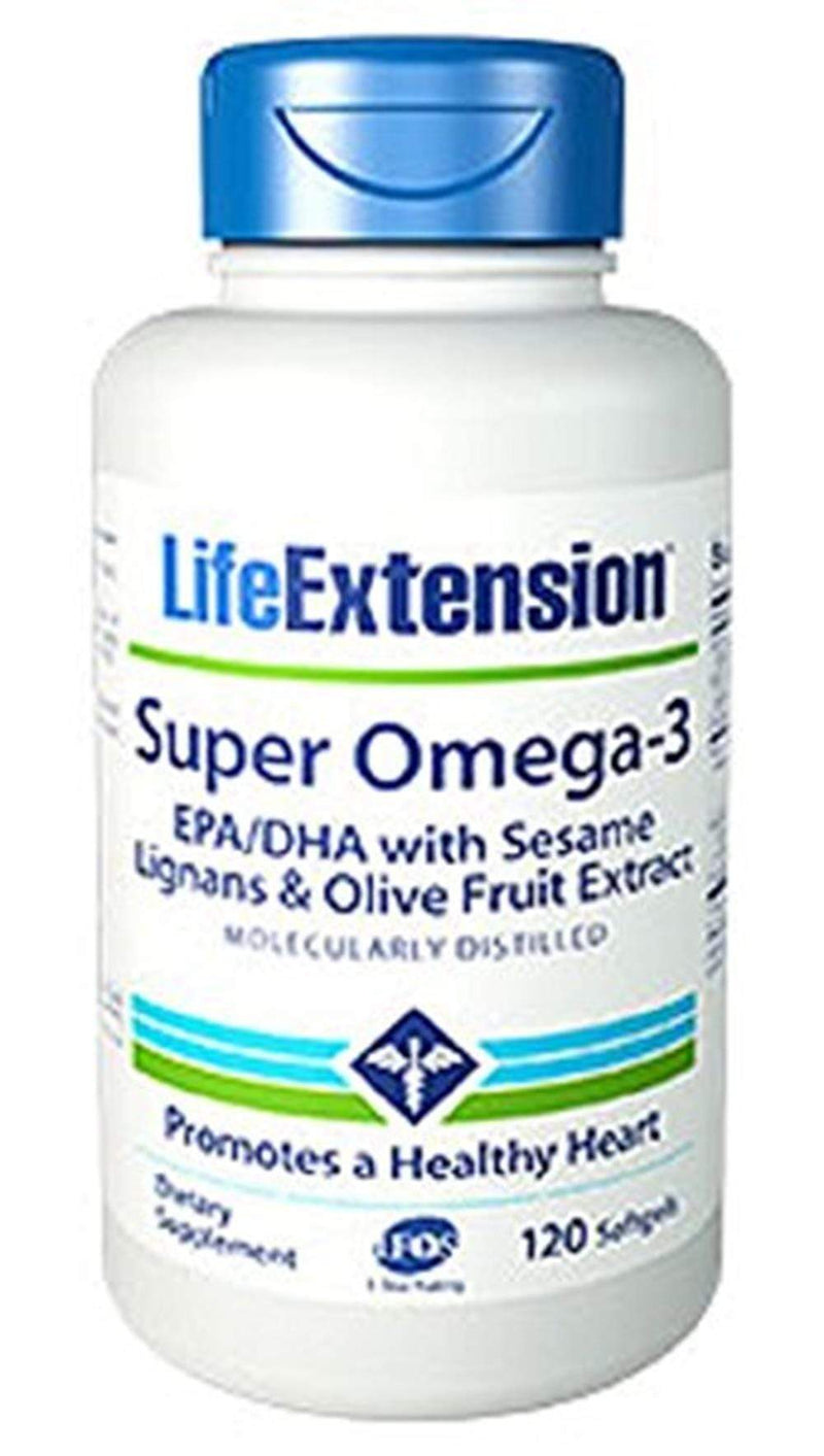 Life Extension Super Omega-3 (Enteric Coated) -- 120 Softgels
