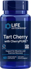 Life Extension Tart Cherry Extract w-Standardized Cherrypure -- 60 Capsules