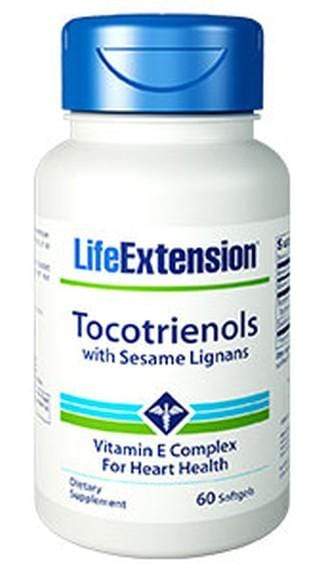 Life Extension Tocotrienols with Sesame Lignans -- 60 Softgels