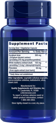 Life Extension Tri Sugar Shield -- 60 Capsules