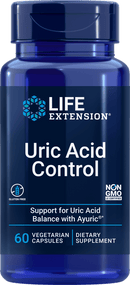 Life Extension Uric Acid - 60 Capsules - Shown to Help Relieve Symptoms of Gout