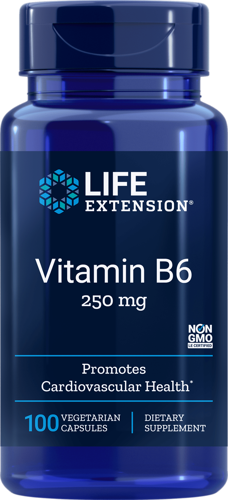 Life Extension Vitamin B6 -- 100 Capsules