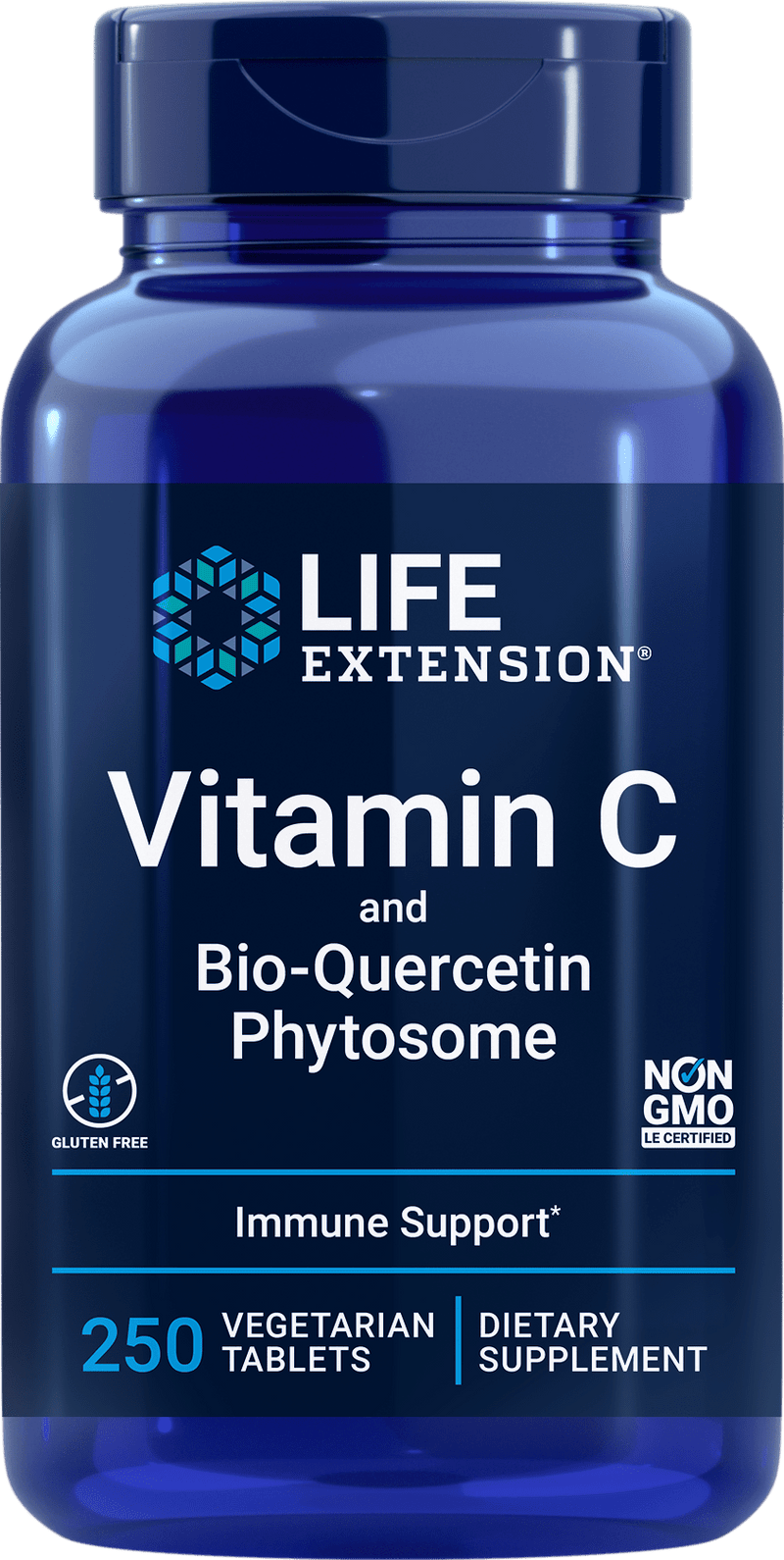 Life Extension Vitamin C w-Bio Quercetin -- 60 Tablets 250 Tablets