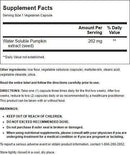Life Extension Water-Soluble Pumpkin Seed Extract -- 60 Vegetarian Capsules