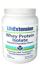 Life Extension Whey Protein Isolate (Chocolate) -- 454 Grams (1 lb.)