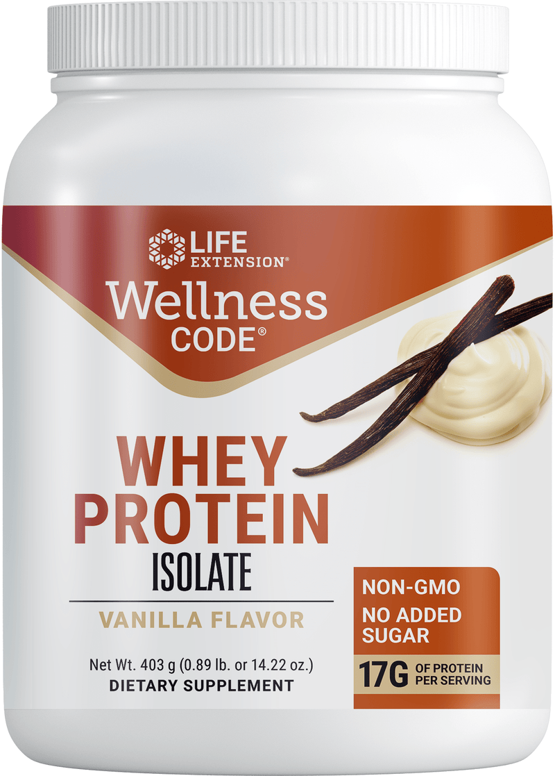 Life Extension Whey Protein Isolate Vanilla -- 403 Gm