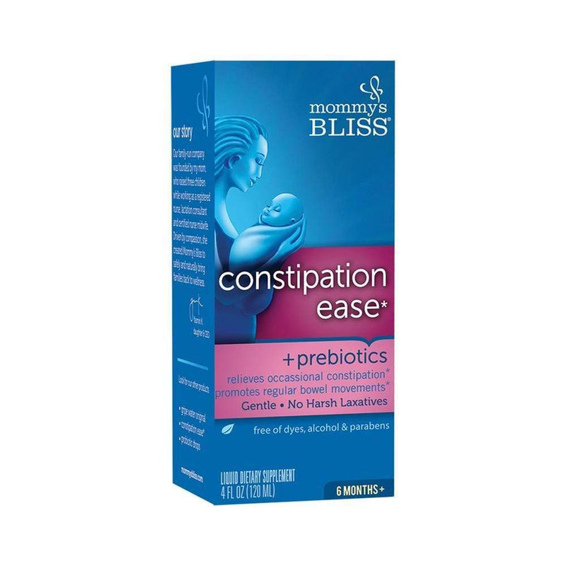 Mommy's Bliss Constipation Ease + Prebiotics for Baby's Tummy Troubles Relief -- 4 fl oz