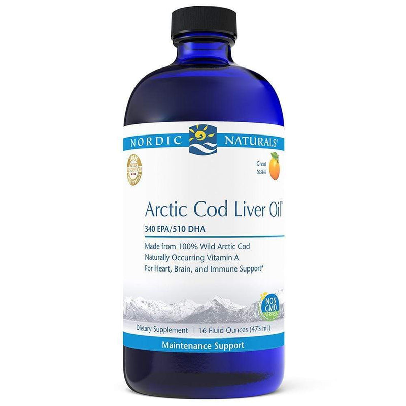 Nordic Naturals Arctic Cod Liver Oil Lemon -- 180 Softgels 16 fl oz