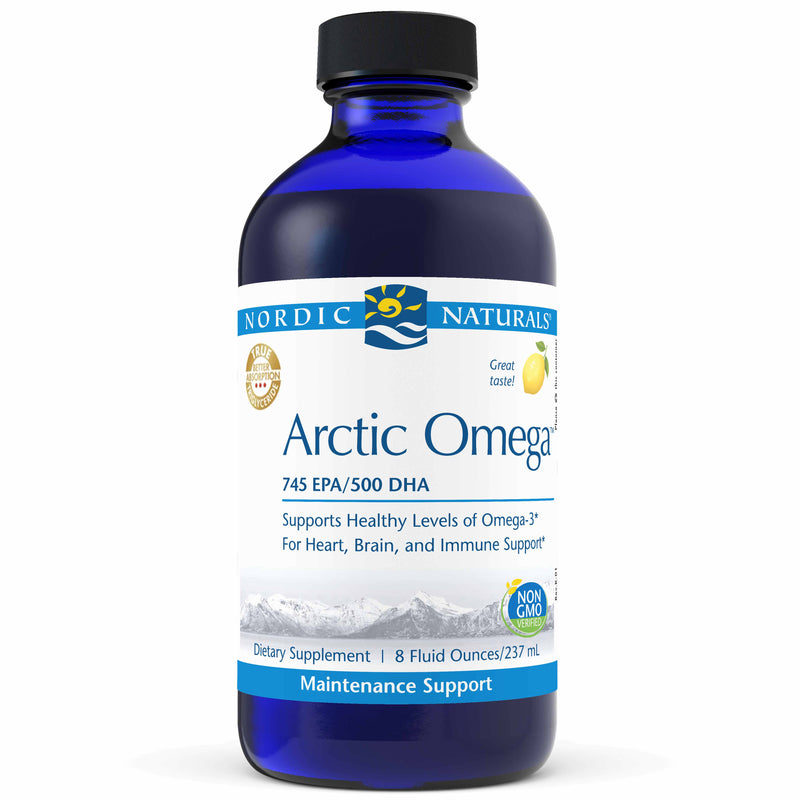 Nordic Naturals Arctic Omega Lemon -- 180 Softgels 8 fl oz