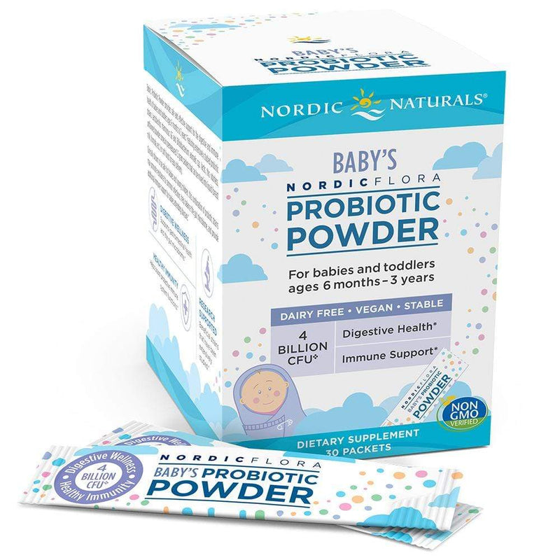Nordic Naturals Baby's Nordic Flora Probiotic Powder Unflavored -- 30 Powder Packets