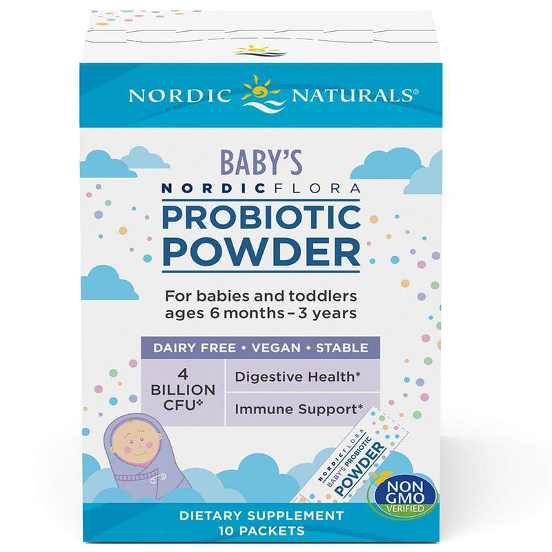 Nordic Naturals Baby's Nordic FloraProbiotic Powder Unflavored -- 10 Powder Packets