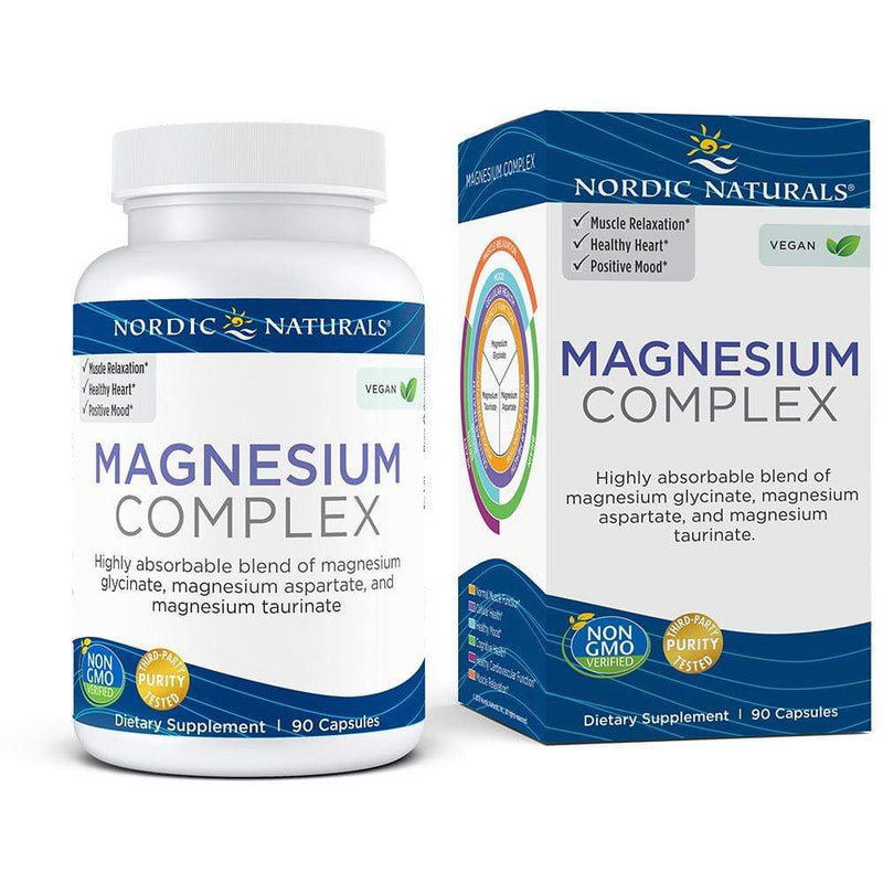 Nordic Naturals Magnesium Complex Unflavored -- 90 Capsules