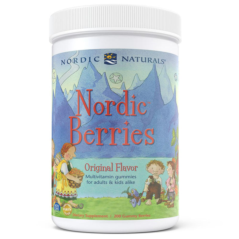 Nordic Naturals Nordic Berries Cherry Berry -- 120 Gummies Citrus - 200 gummies