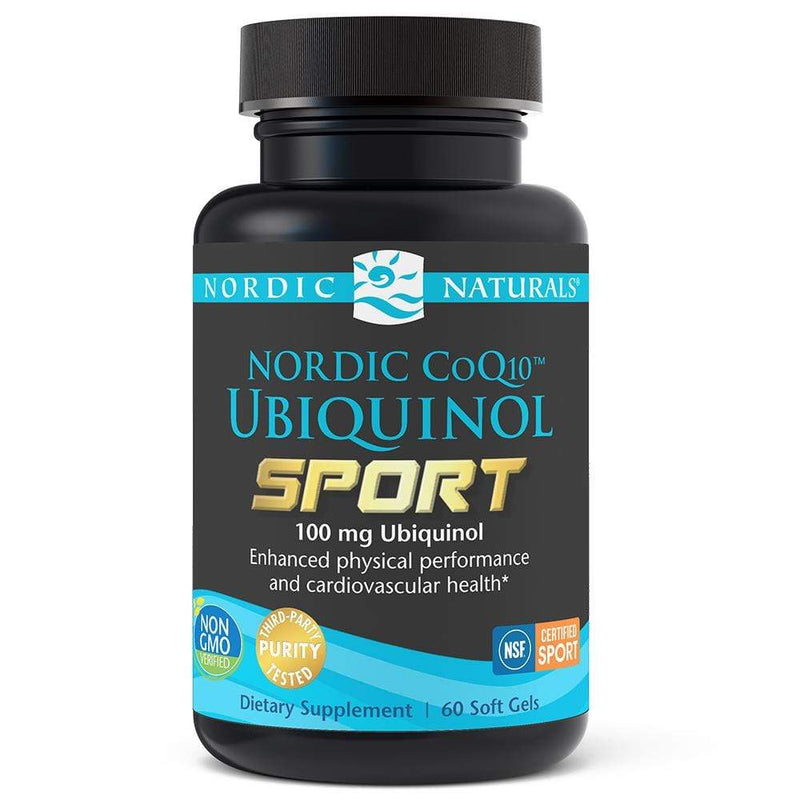 Nordic Naturals Nordic CoQ10 Ubiquinol Unflavored -- Sport 60 Soft Gels