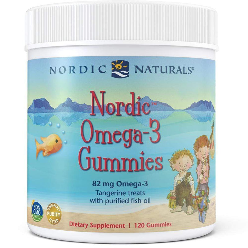 Nordic Naturals Nordic Omega-3 Fishies Tutti Frutti -- 36 Gummies Tangerine - 120 gummies