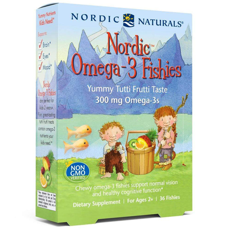 Nordic Naturals Nordic Omega-3 Fishies Tutti Frutti -- 36 Gummies
